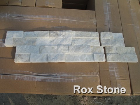 Beige White Quartzite Stone Corner package