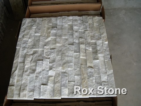 White Quartzite culture wall Stone