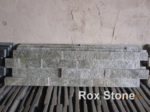 Green Quartzite Cultured Stone Wall Stone Interlock shape
