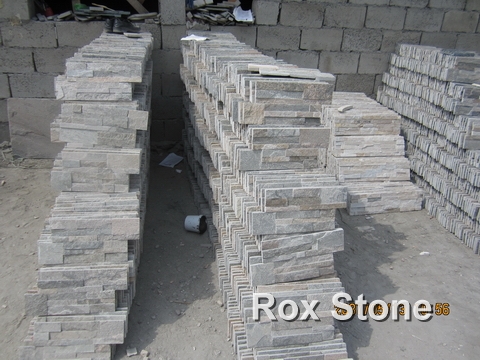 Pink Color Quartzite Ledge Wall Cladding Stone