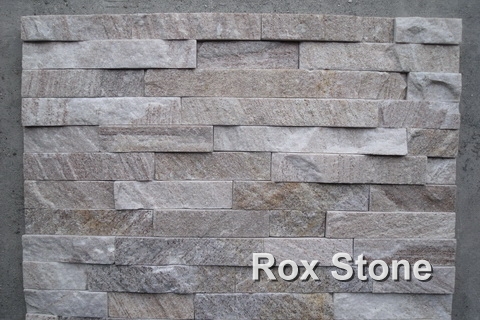 Quartzite Sliver Cultured Stone 60*15cm Bricks