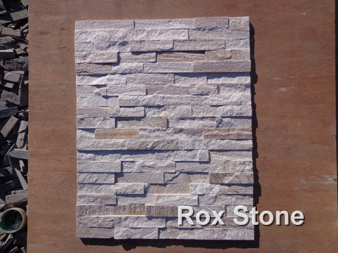 Sliver Quartzite Cultured Stone panel