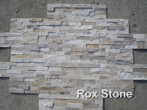 Sliver Quartzite Cultured Stone Wall Stone