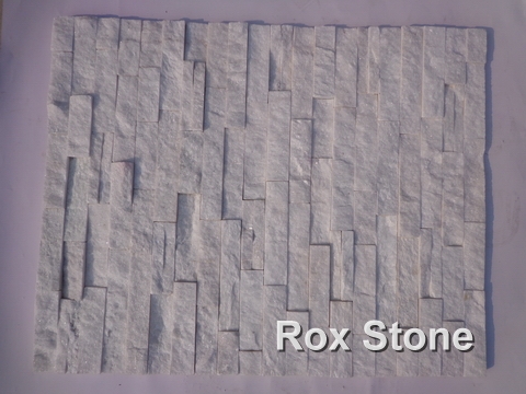 Pure White Quartzite cultured stone