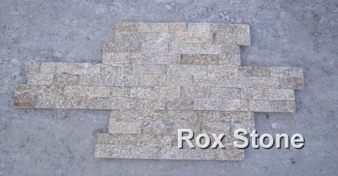 Yellow Quartzite Cultured Stone 60*15cm
